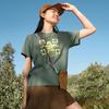 Skechers Outdoor Series Sorona Mint Mambo Cool Dry Breathable Sports Casual Crew Neck Short Sleeve T-Shirt Women T-Shirts Tequila-Green L224W029-035Z