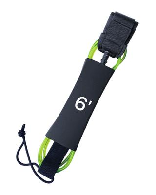 Sznurek do leash surfingowego 6 stóp dla desek 7 mm i gąbkowych, shortboardów, desek surfingowych, funboardów, (Zielony)
