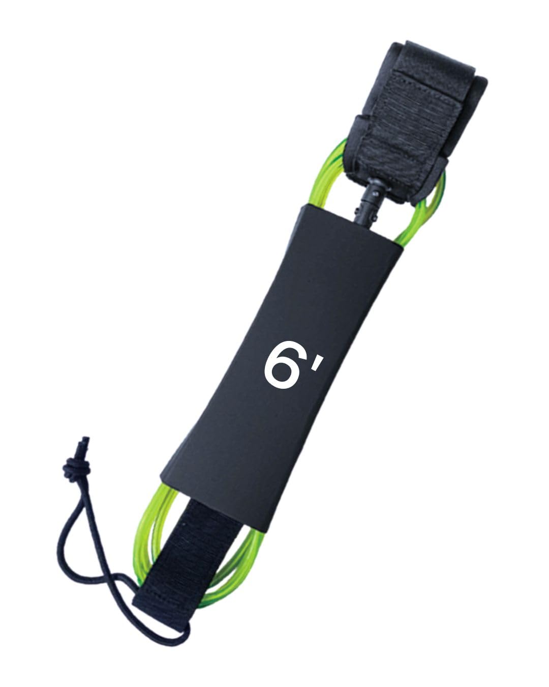 

6 футов Серфовый лиш для 7мм и губчатых досок, шортбордов, серфбордов, фанбордов, (зеленый) зелёный