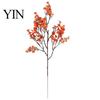 Realistic Silk Flowers for Stands Artificial Fall Indoor Outdoor Decor, Weatherproof Autumn Floral Flexible Stems Flower Vases Arrangements with Home