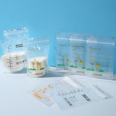 30Pcs/Pack 150/240/250Ml Easy Pour Spout Breast Milk Storage Bag Disposable Small Capacity Frozen Milk Storage Bag Bpa Free