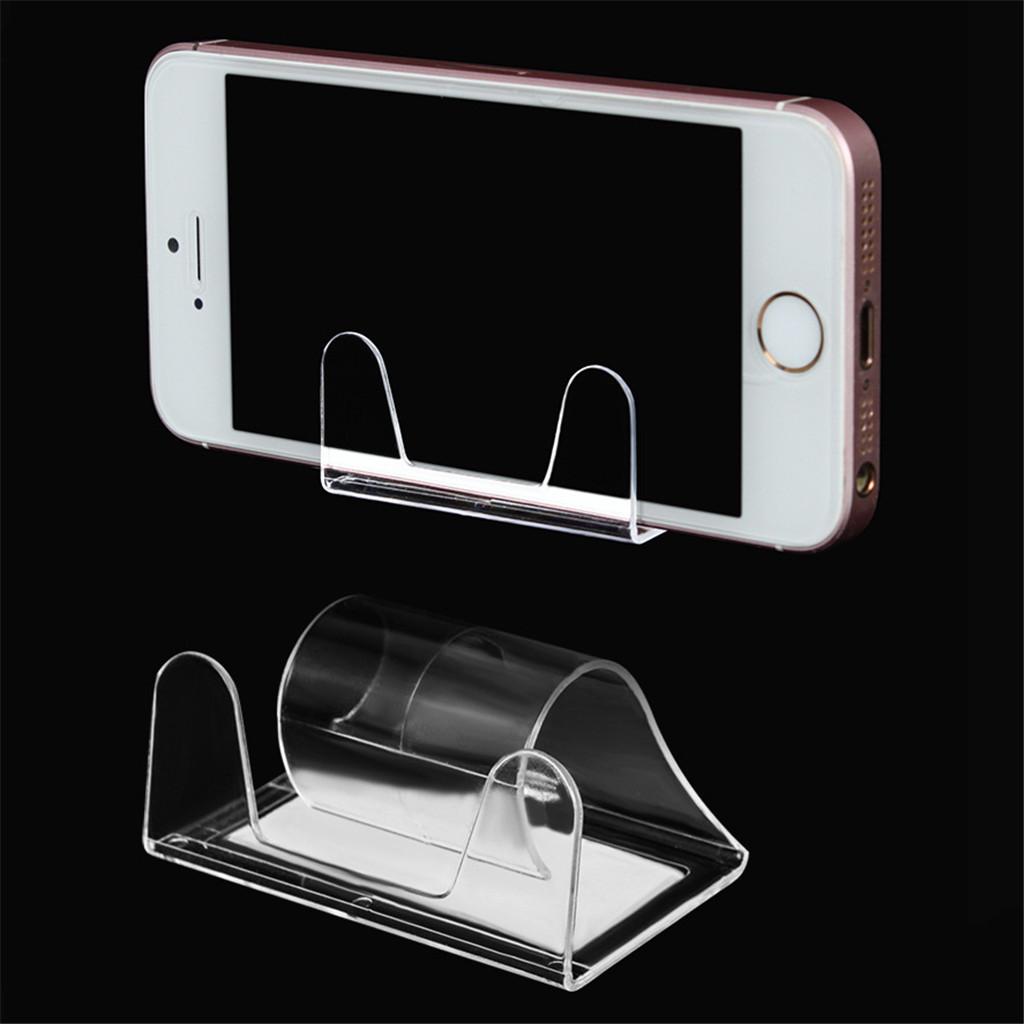 Universeller Mittelkonsolen-Autotelefonhalter, transparente Mini-Halterung