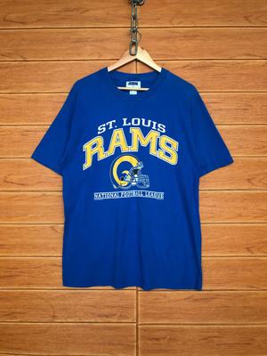Vintage 90s St. Louis Rams T-Shirt - NFL Football - Size L