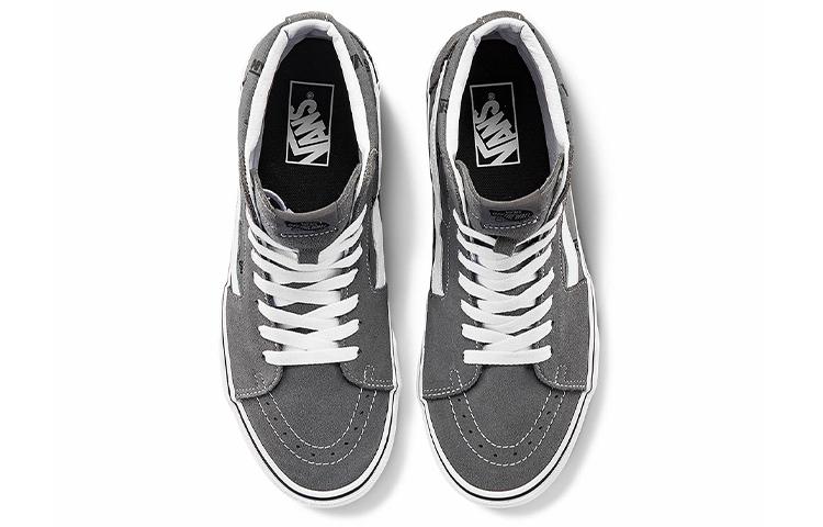 Vans Unisex SK8 High Top Sneakers Grey Gray VN0A5KRH90M