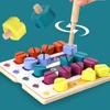 Wooden Screw Disassembly Toys Educational Screw Disassembly Assembly Shape Color Toys Montessori Interactive Game for Baby Gift