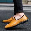 Fashion New High Quality Driving Mocassins Men's Shoes Leather Business Casual Shoes Fashion Slip-on Male Loafers Walking Shoes for Men