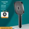 Supercharged Large Panel Handheld Multi-Function Shower Head with Filter