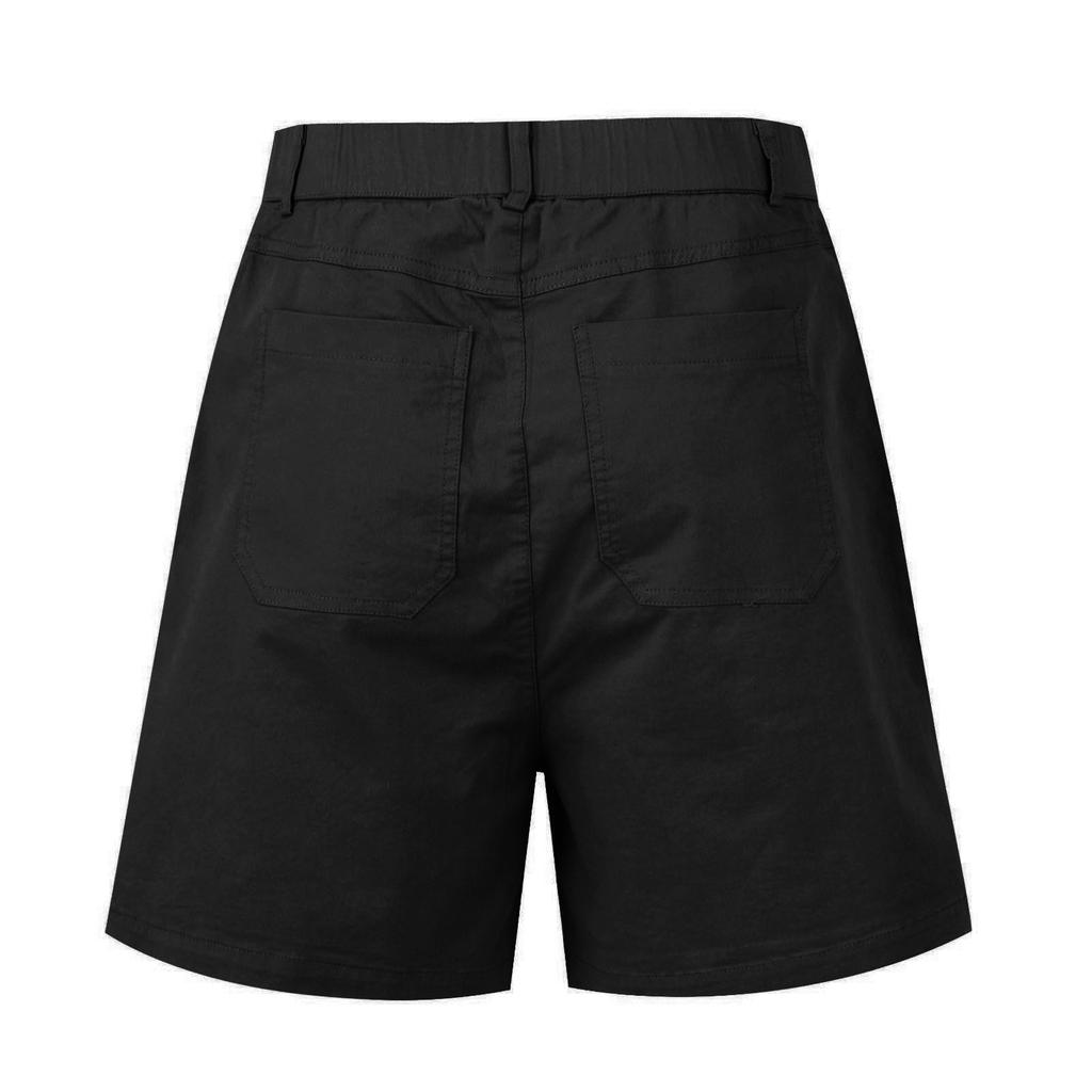 Women's Casual High-Waisted Shorts with Pockets - Comfortable Summer Wear