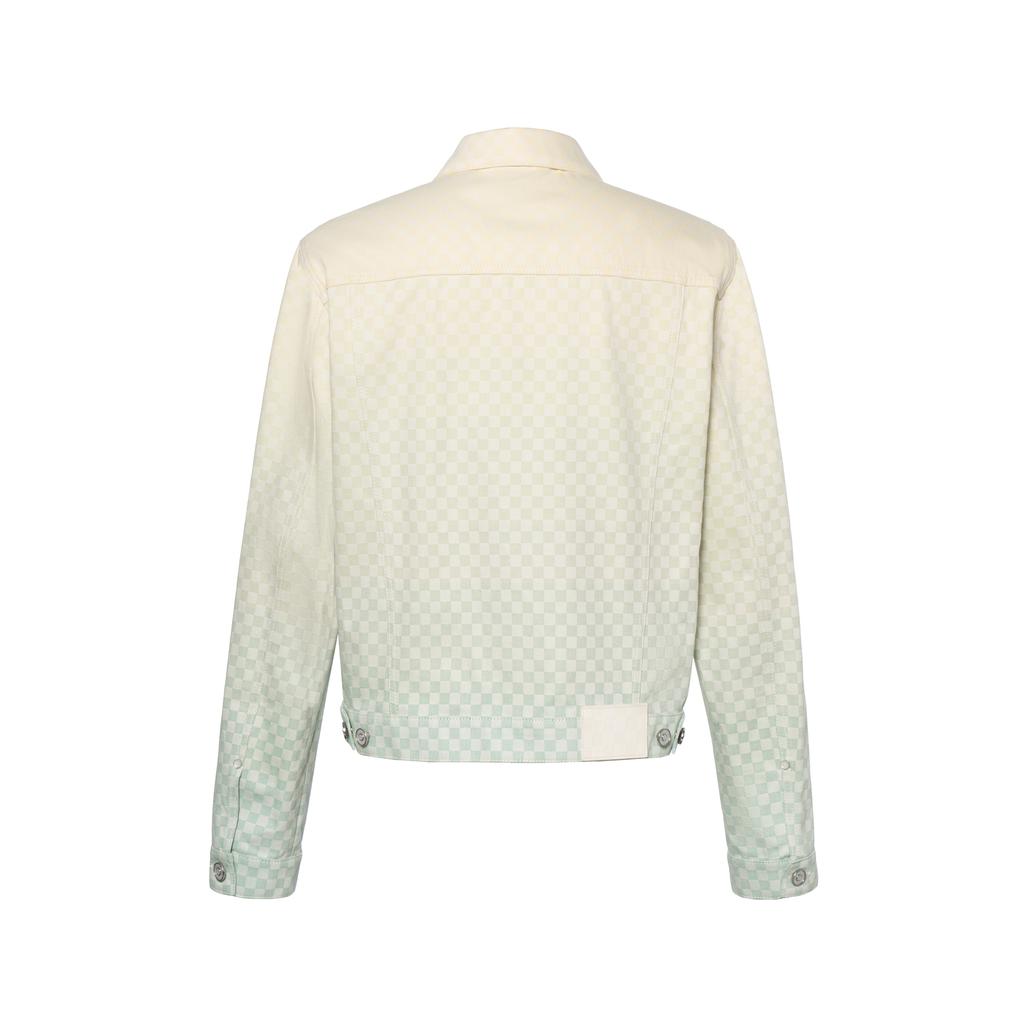 Lv Damier Gradient Jacquard Denim Jacket 1AGTET