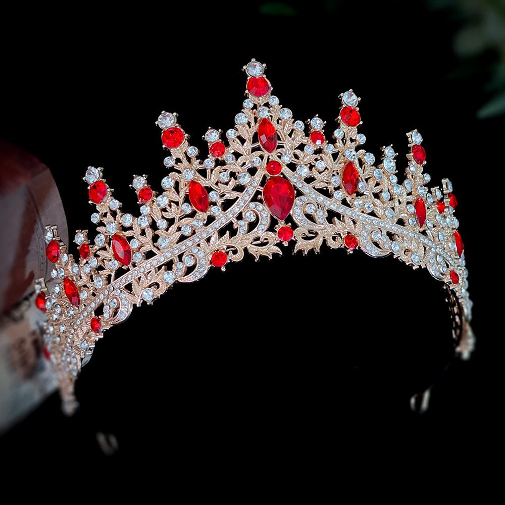 New Wedding Crown Headdress Bride Elegant Luxury Rhinestone Wedding Dinner Wedding Style Crown