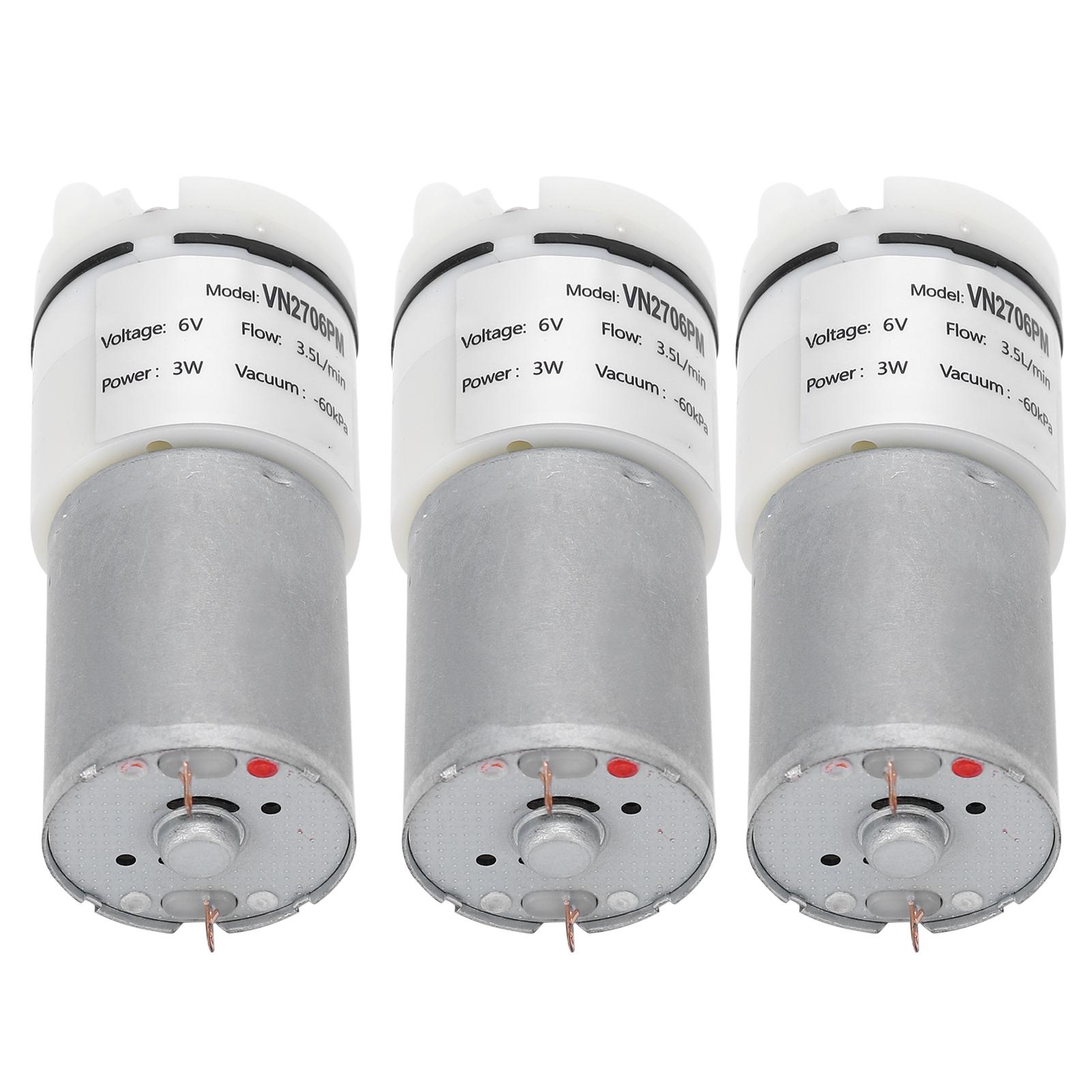 

3 шт. Мікроводяний насос Міні занурювальний двигун Акваріумні аераційні аксесуари DC6V VN2706PM