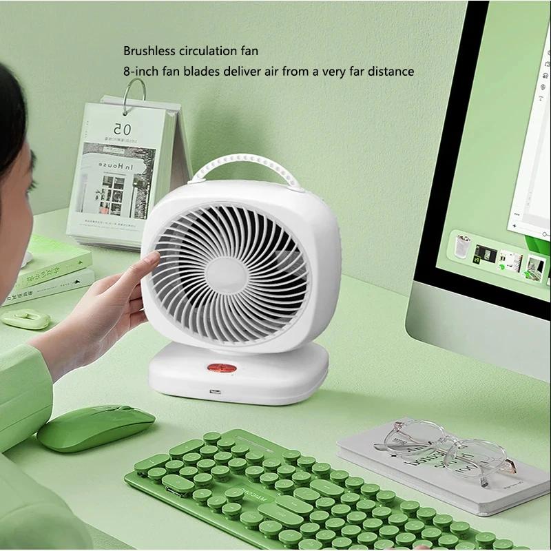 

Portable Rechargeable Fan Office Home Mini Desktop Fan High Wind