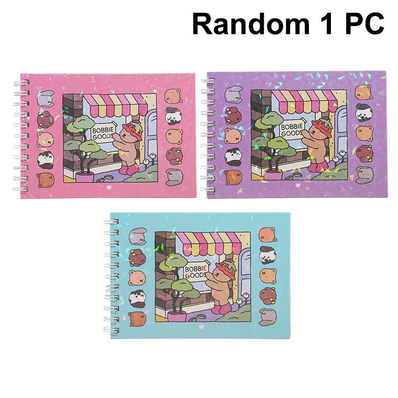 

1 шт. Милые персонажи капибары, раскраски, мультяшная раскраска с маленьким медведем, подростковая развивающая книга-дудл, подарки