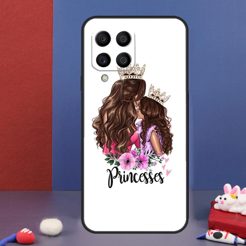 Beautiful Mother Daughter Son Case For Samsung Galaxy M16 M06 M36 M56 M15 M11 M31 M21 M53 M13 M32 M52 M35 M55 M14 M34 M54