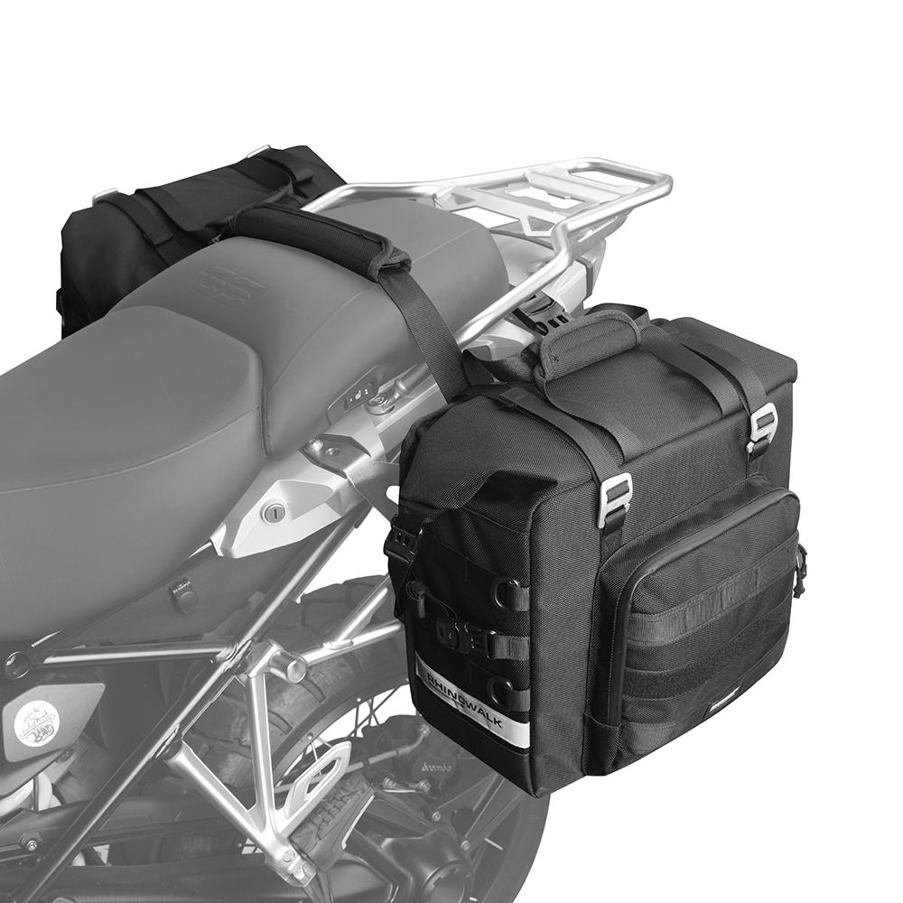 Rhinowalk Waterproof Motorcycle Saddle Bag Quick Release Luggage Bag Large Capacity Side Storage