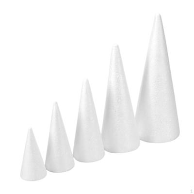 5x Foam Cones Table Centerpiece Versatile Creative Christmas Decoration Tree for