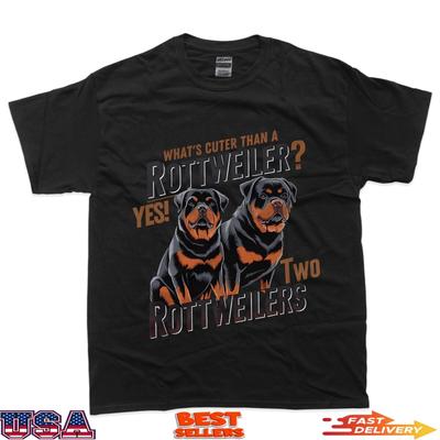 Cool Rottweiler Design For Men Women Rottweiler Lover 100% Cotton T-shirt Mens Tees Top