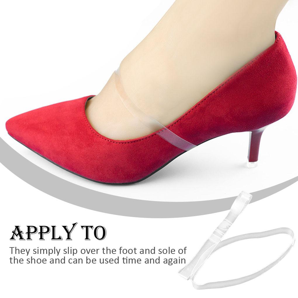 1 Paar Damen High Heels Schnürsenkel Damen Lederschuhe Anti-locker Haltende Schnürsenkel Wiederverwendbare Anti-Rutsch-Riemen Schuhe