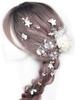[Handmade by NANA] Hair Ornament - Gold & Silver Artificial Flowers (Baby's Breath, Hydrangea, Mizuhiki) - Perfect for Coming-of-Age Ceremony,