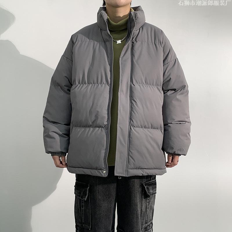 M-8XL Large Size Stand-up Neck Cotton-padded Jacket for Men and Women of the Same Style, Loose Cotton-padded Clothing In Winter, Bread Clothing