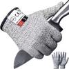 5-Level Cut-Resistant Gloves - Food-Grade Kitchen & Garden Protection, Anti-Slip Grip for Fishing & Labor Safety