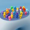 Children'S Suction Cup Animal Plush Toy With Expression Soft Building Blocks, Diy Sticky Puzzle Toy
