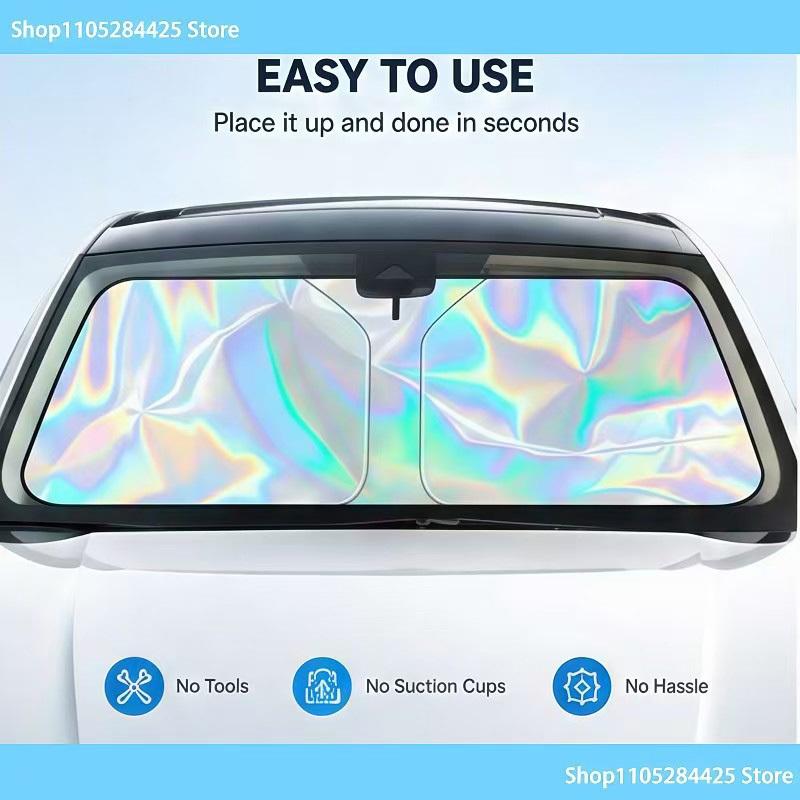 For Honda Odyssey Foldable Front Windshield Sun Shade UV Reflective Sun Protection Cover Car Interior Accessories
