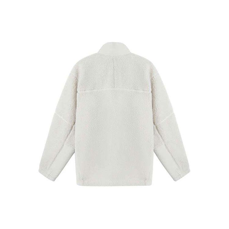 New Balance Velvet Jackets Unisex Yellow White Multicolor Stand Collar Moderate MDA35013-CRE