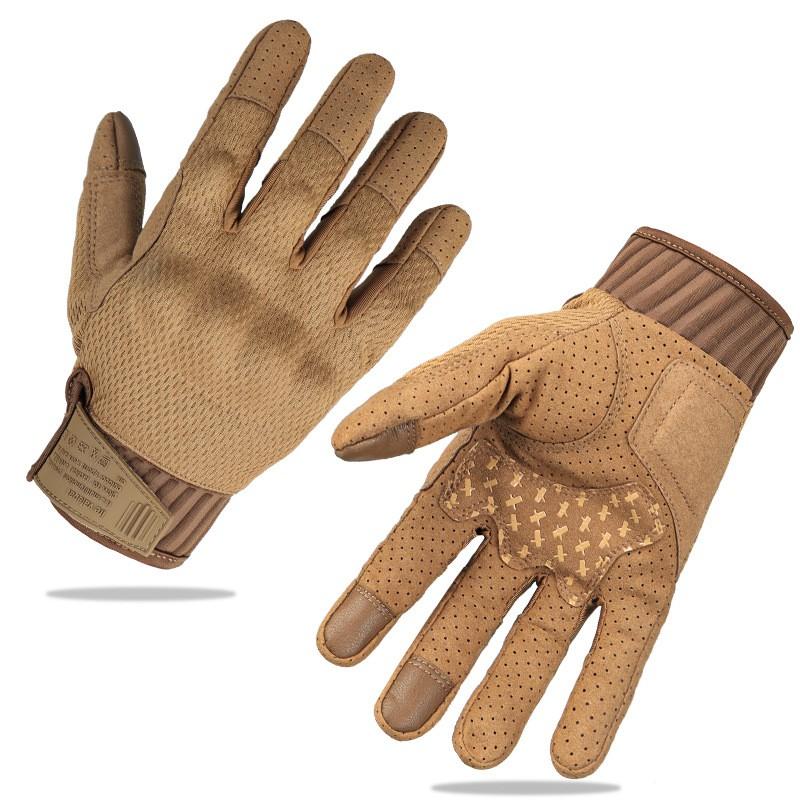 Tactical Cycling Gloves Men Outdoor Sports Touchscreen Full Finger Anti-Slip Nylon Military Style