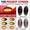 2pcs Led Dynamic Turn Signal Side Marker Light Sequential Blinker Lamp For Peugeot 307 206 407 107 607 1007 Partner Expert