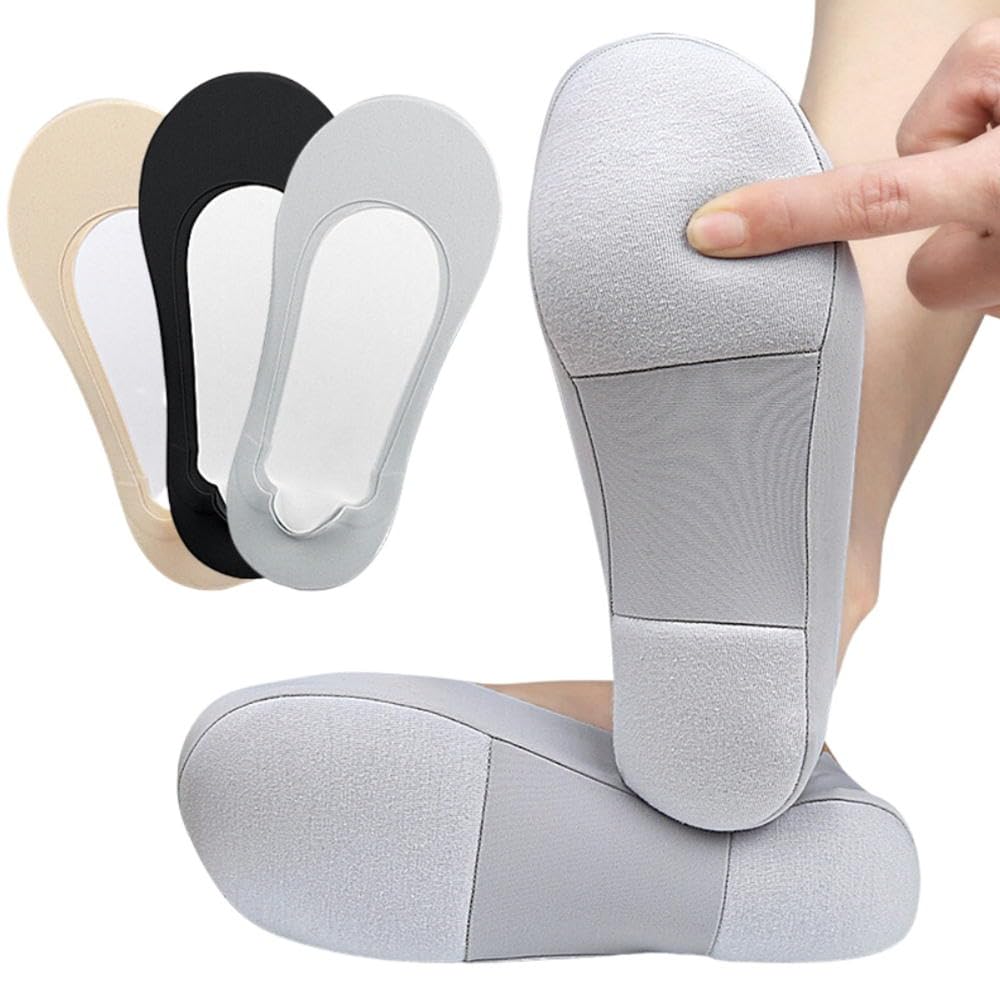 Foot Protection Heel Heel Shock Absorbing Arch Sole Foot Care Pads, Pads, Socks, Cushion, Pads, Support, Women's Socks, Blisters, (Sizes 22.5cm-25cm,