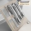 Stainless Steel Cuticle Nipper and Nail Clipper Set with Lightweight Nail File for Manicures.