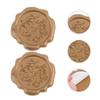 10Pcs New Steric Wax Seal Stickers DIY Self Adhesive Wedding Invitation Seal Decals Personalized Vintage Envelope Seal Stickers