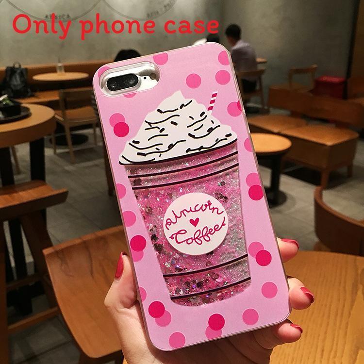 Unicorn Ice Cream Perfume Bottle Pattern Phone Cases For Iphone 6 6s 7 8 Plus
