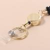 Fashion Women's Lanyard Necklace Natural Key Lanyard Badge Card Holder  Card Protector