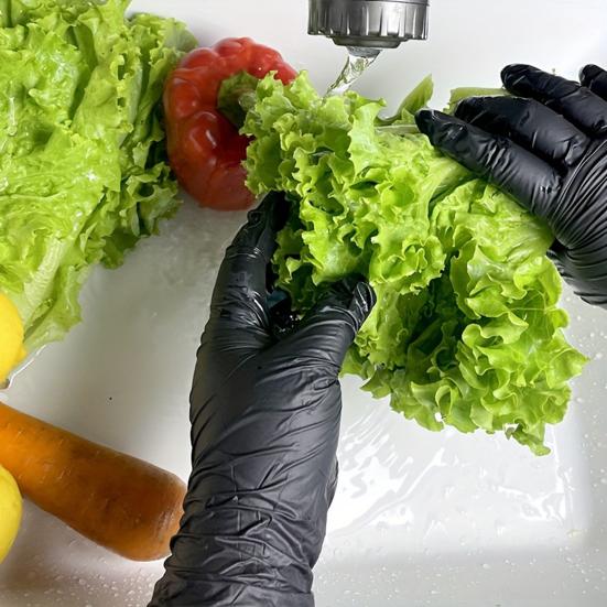 Jednorázové nitrilové rukavice Vysoká elasticita Bez pudru Bez latexu Rukavice pro manipulaci s potravinami Úklid