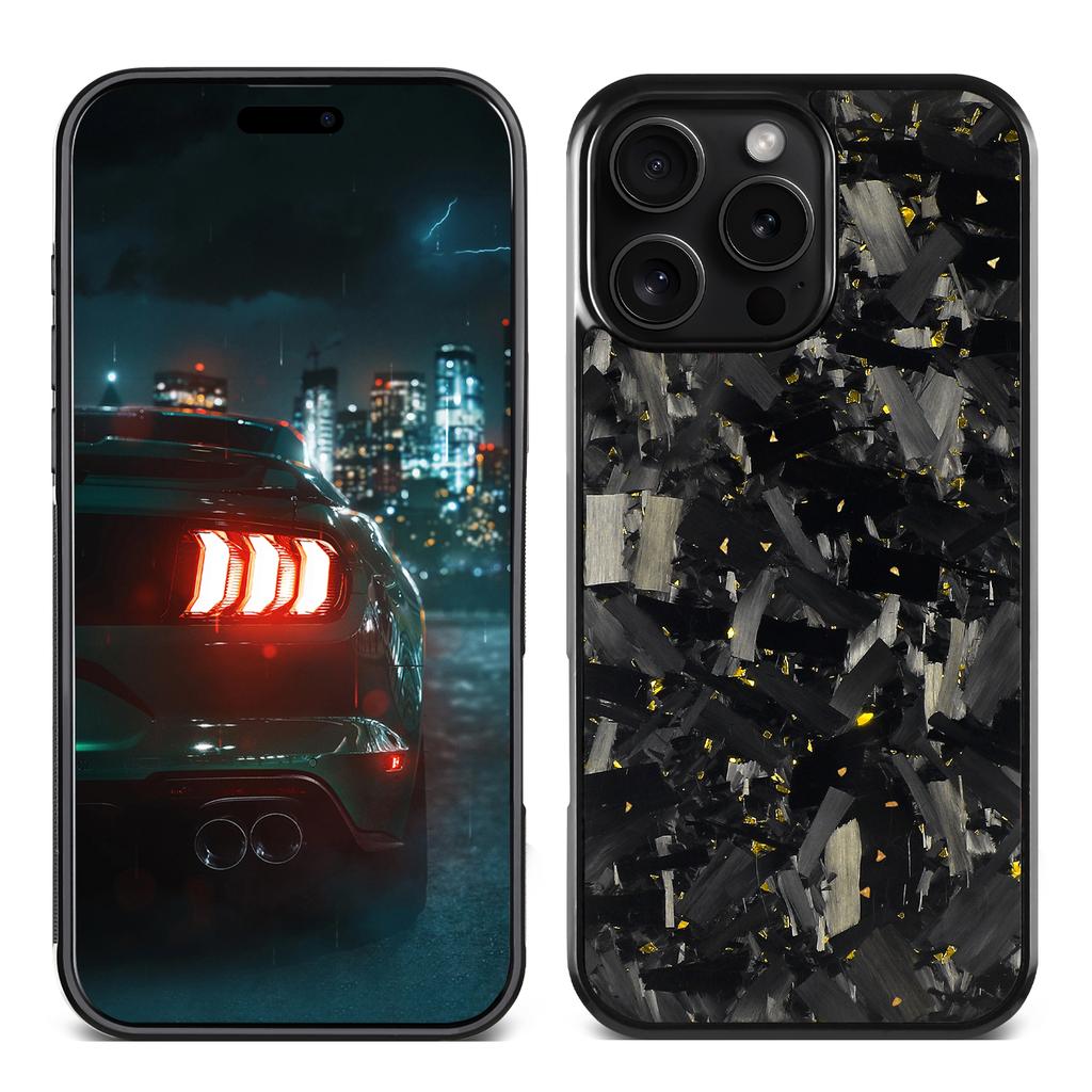For iPhone 16 Pro Max Magnetic Case Large Texture Aramid Fiber + TPU Phone Cover