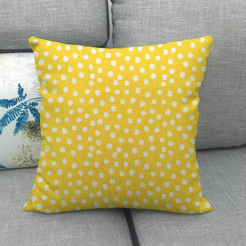 Simple Geometric Patterns Digital Printing Short Plush Pillow Covers For Car Sofa Office Cushion Cover Home Goods 60X60Cm