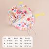 Floral Breathable Dog Cat Sun Hat UV Protection Outdoor Pet Fisherman Cap with Ear Holes Pet Accessories