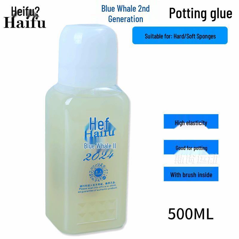Haifu Blue Whale 2nd Gen Organic Table Tennis Glue - Professional Water-Soluble Adhesive
