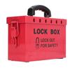 Lockout Tagout Box Portable Safety 13 Guage Lockout Tagout Group Lock Box For OSHA Compliance Group