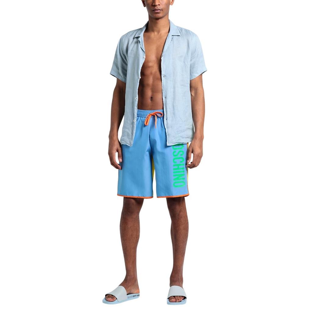 Moschino Mens Colour Block Swim Shorts