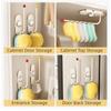Napkin Dispenser Reusable Tissue Holder Punch Free Adhesive Wall Hook Traceless Hanging Type Tissue Rack Wall Mount