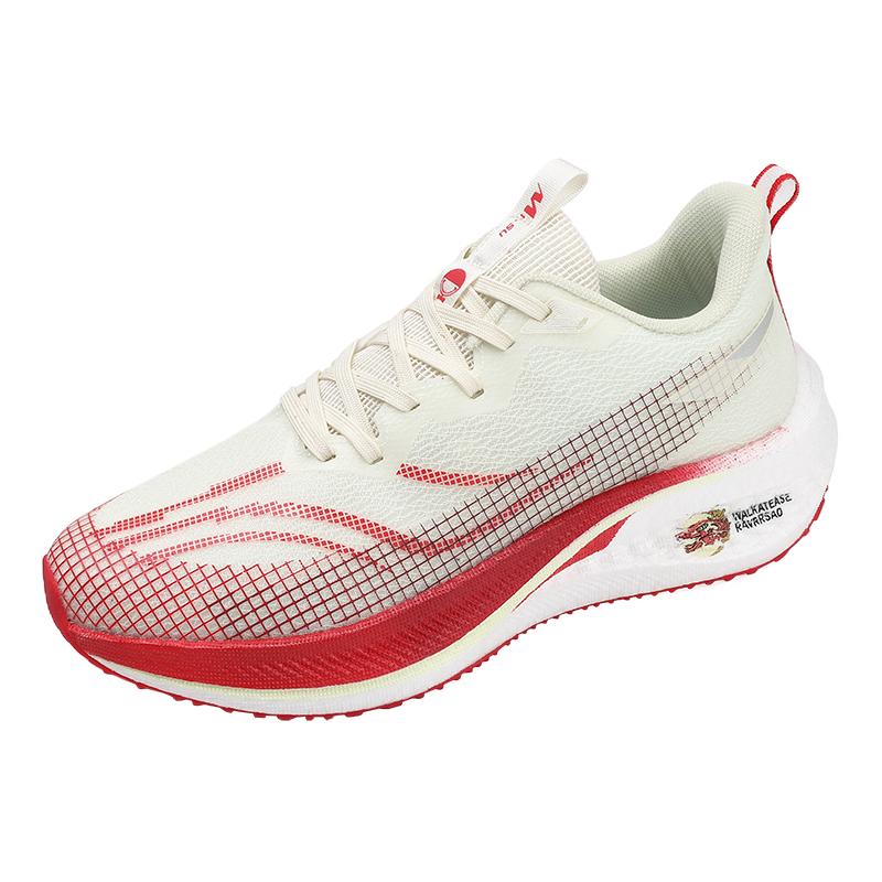 

Unisex Fashion Sports Running Shoes Casual Breathable Mesh Surface Carbon Plate Support Wear-Resistant Rubber Outsole 36 червоний