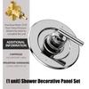 Modern Copper Shower Panel Kit Easy installs Design Not Corrosion Defense Hardware Ideal for Home Bathroom Upgrades