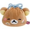 CA86101 Rilakkuma Yuruyuru Warm Series Plush Drawstring Bag Rilakkuma