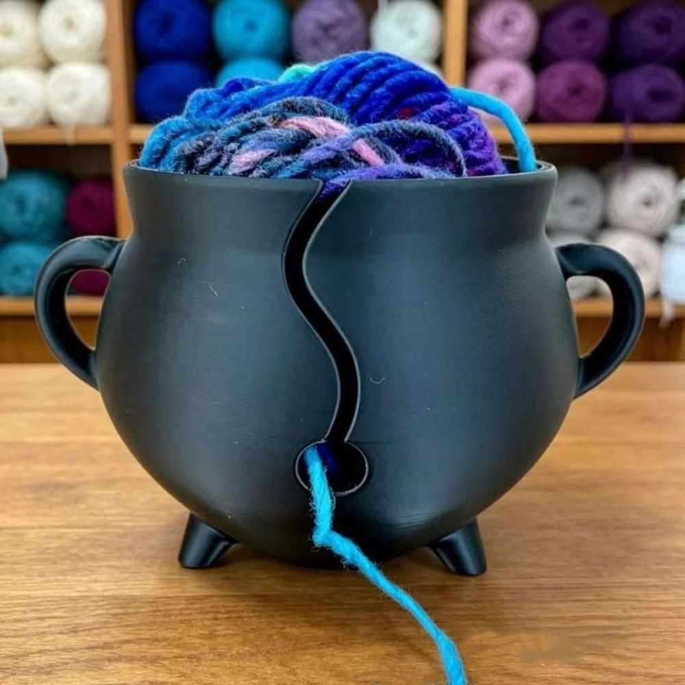 Plastic 3D Printing Yarn Bowl Anti-Tangle Portable Crochet Organizer DIY Sturdy Yarn Dispenser Crocheting Work