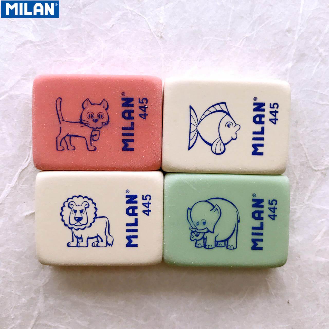 

MILAN Creative Eraser for Kindergarten and Primary School Students - Cute Back-to-School Stationery Art Supplies