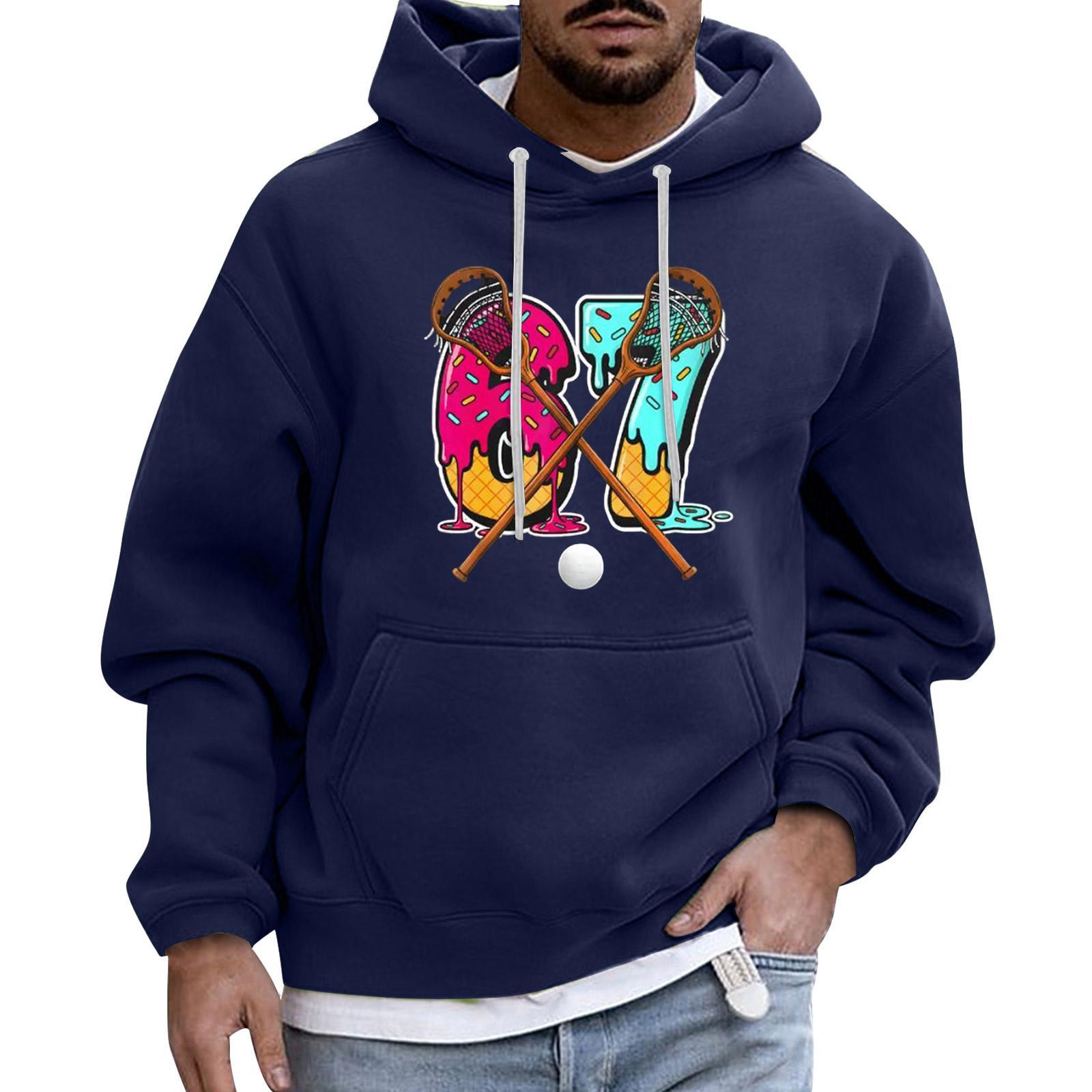 Мужской Спортивный Повседневный С Длинными Рукавами С Карманом Капюшон Толстовка XXL 1800₽