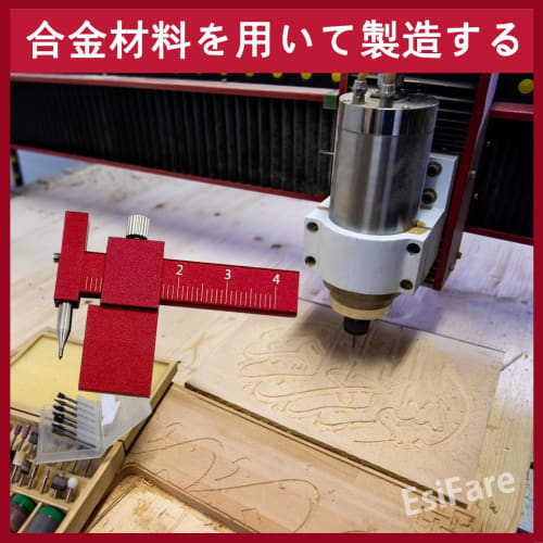 EsiFare Parallel Scribe, Woodworking Scriber with Marking Needle, for Paper Cutting, Electronic Circuit Board Repair, PP and Rubber Bar Repair, Textil